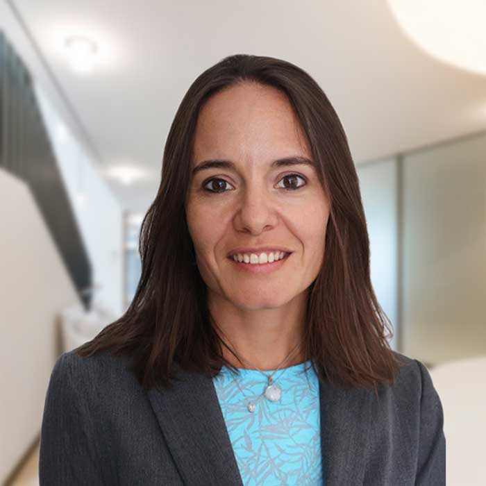 a woman smiling at camera